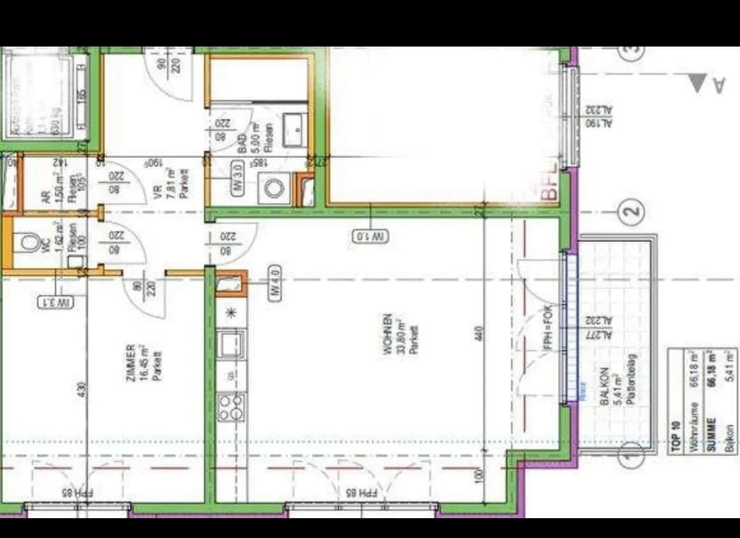2-Zimmer-Wohnung mieten in Wien – 66 m², € 1.400 – Bild 13 von 15