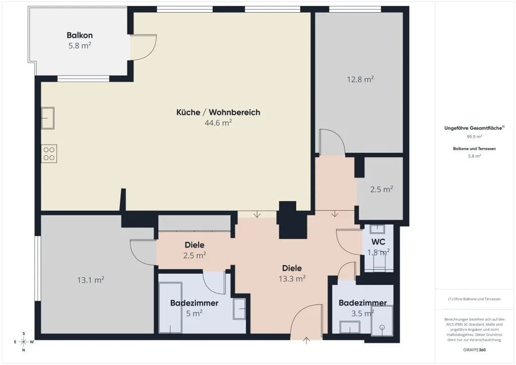 3-Zimmer-Wohnung kaufen in Wien – 100 m², € 697.000 – Bild 31 von 31
