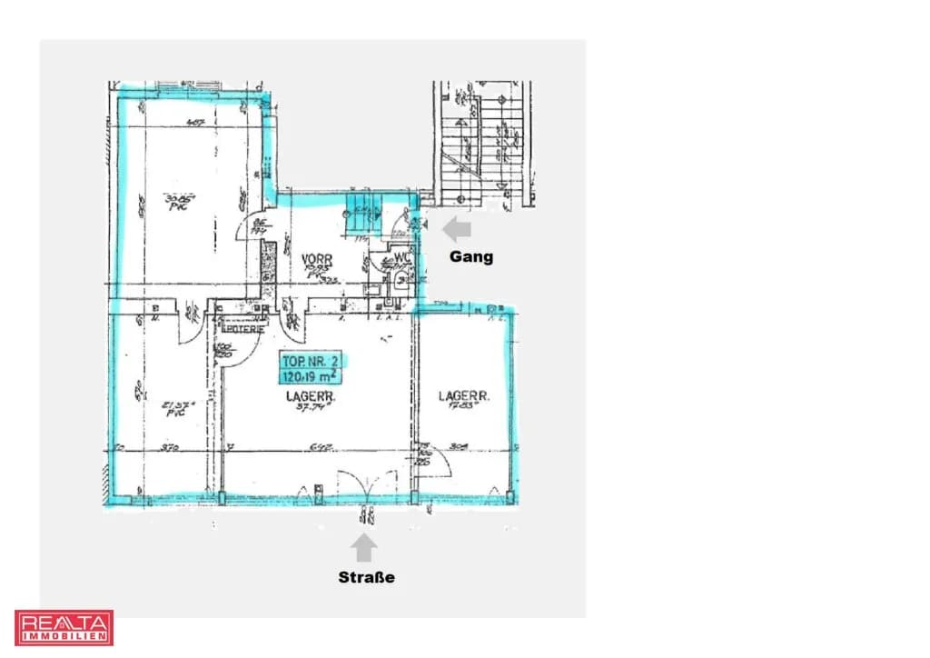 4-Zimmer-Gewerbeimmobilie mieten in Wien – 120 m², € 1.833 – Bild 7 von 8