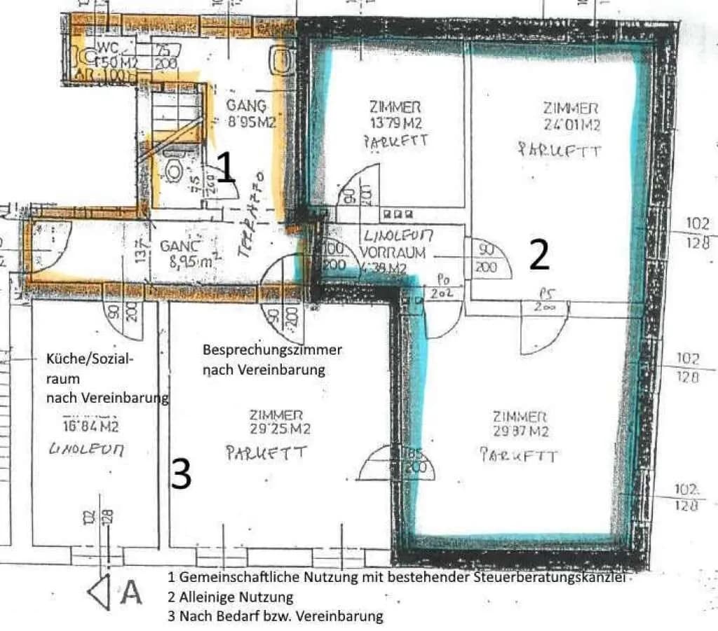 3-Zimmer-Gewerbeimmobilie mieten in Graz – 93 m², € 991 – Bild 11 von 11