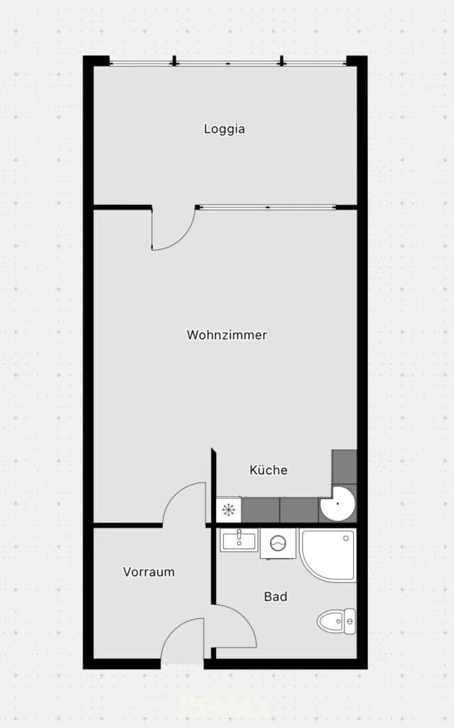 1-Zimmer-Immobilie kaufen in Mödling – 46 m², € 195.000 – Bild 10 von 10