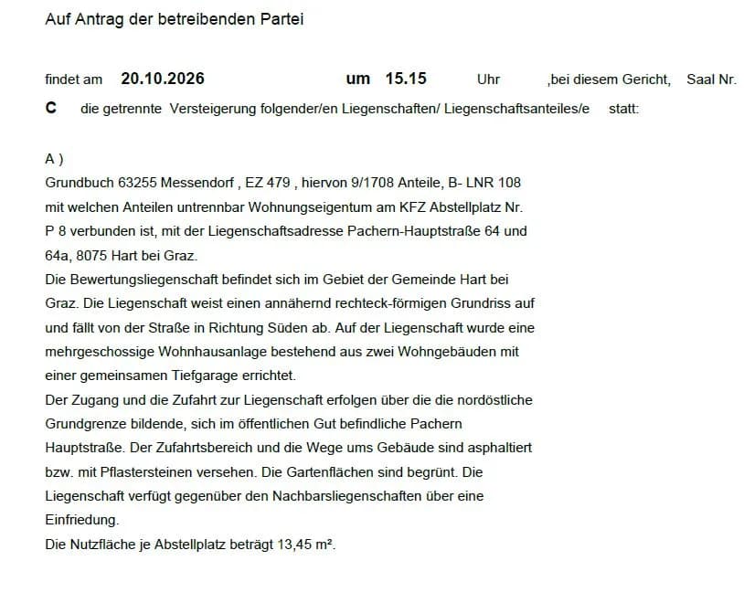 Immobilie kaufen in Graz-Umgebung – € 23.000 – Bild 6 von 6