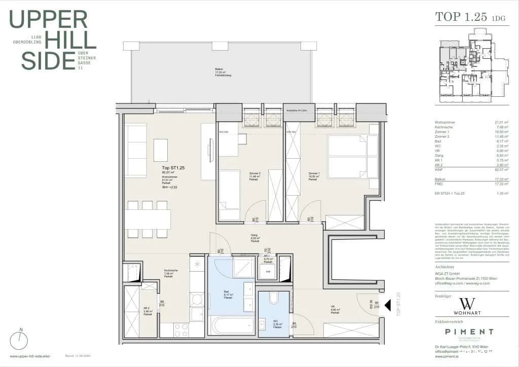 3-Zimmer-Wohnung kaufen in Wien – 82,07 m², € 999.000 – Bild 14 von 14