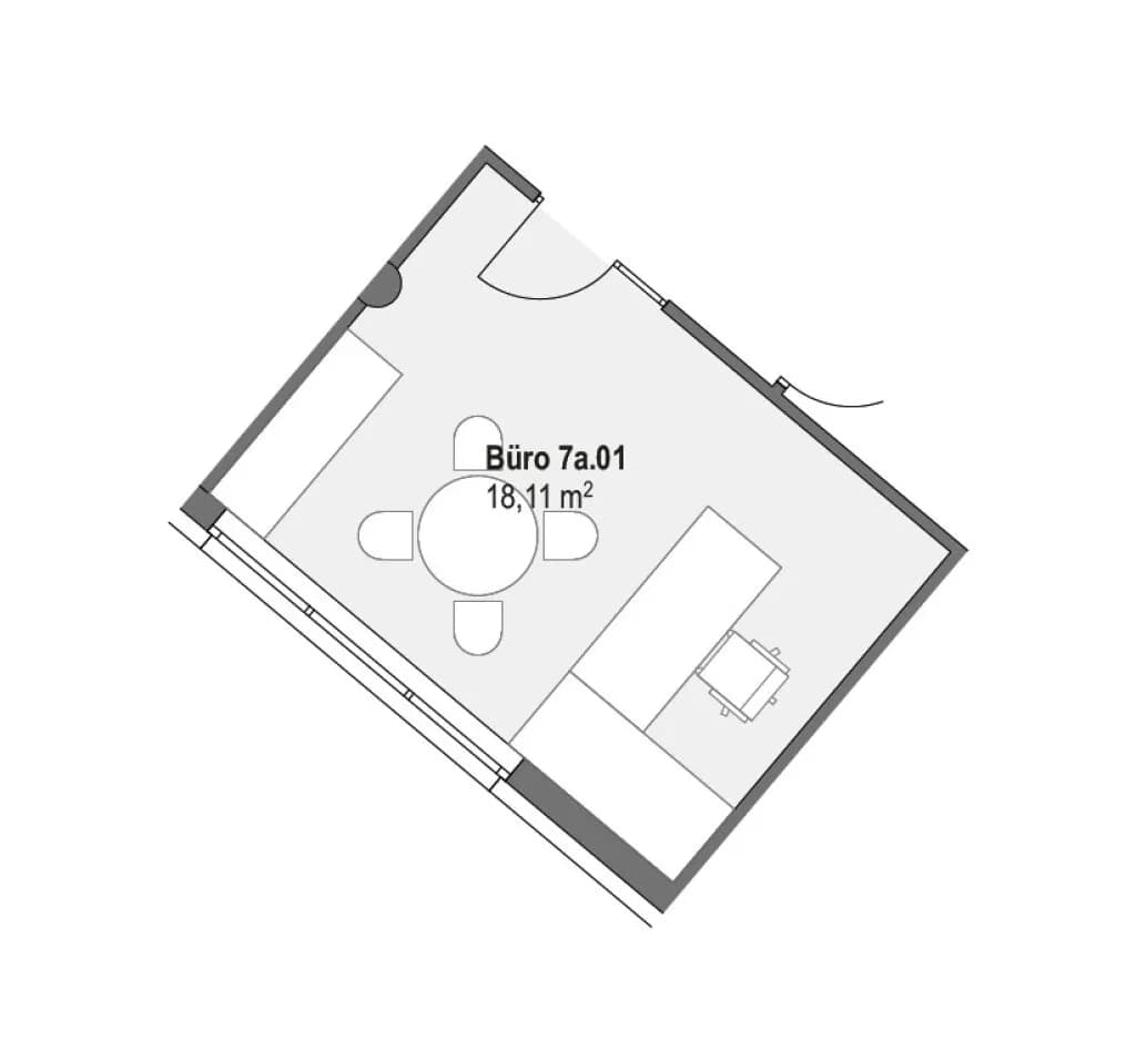 1-Zimmer-Gewerbeimmobilie mieten in Salzburg Stadt – 18 m², € 453 – Bild 6 von 6