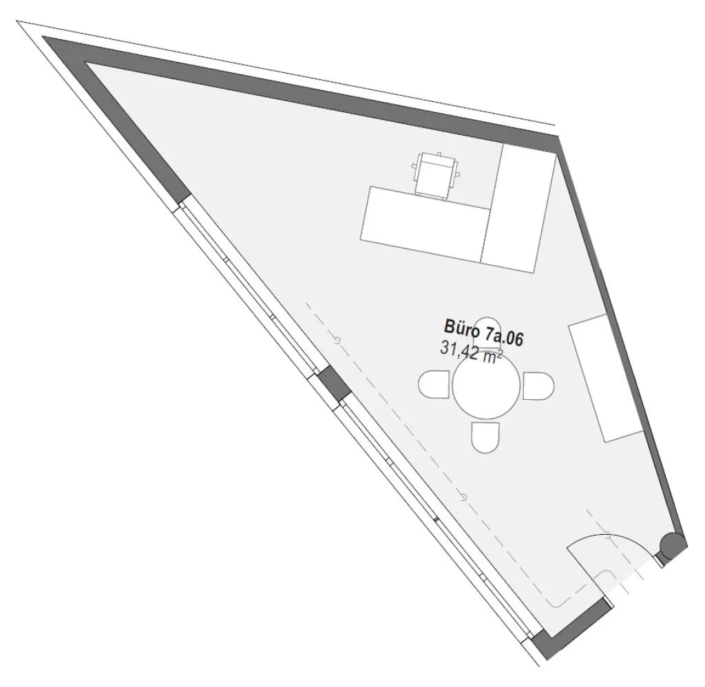 1-Zimmer-Gewerbeimmobilie mieten in Salzburg Stadt – 31 m², € 786 – Bild 6 von 6
