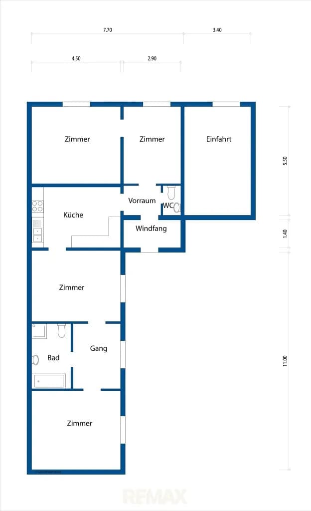 3-Zimmer-Haus kaufen in Gänserndorf – 97 m², € 98.500 – Bild 16 von 16