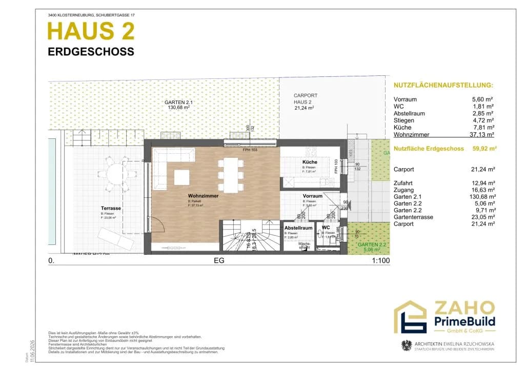6-Zimmer-Haus kaufen in Tulln – 153 m², € 1.319.900 – Bild 10 von 13