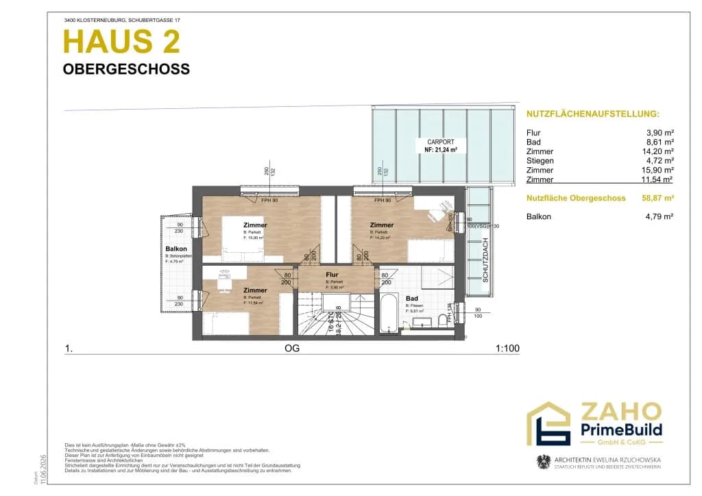 6-Zimmer-Haus kaufen in Tulln – 153 m², € 1.319.900 – Bild 11 von 13