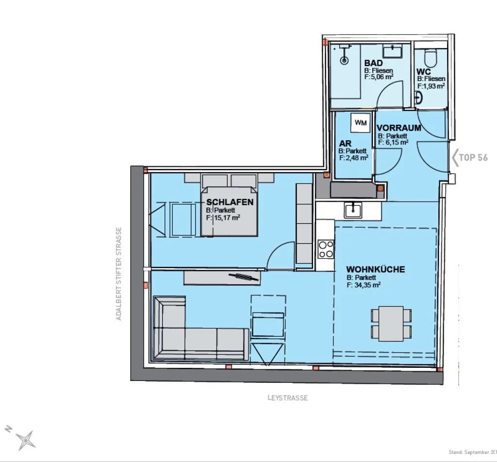 Wohnung kaufen in Wien – 65 m², € 350.000 – Bild 7 von 7