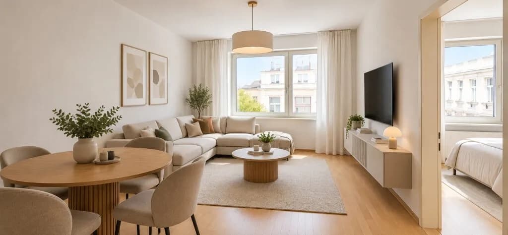 2-Zimmer-Wohnung mieten in Wien – 43 m², € 1.306 – Bild 2 von 8