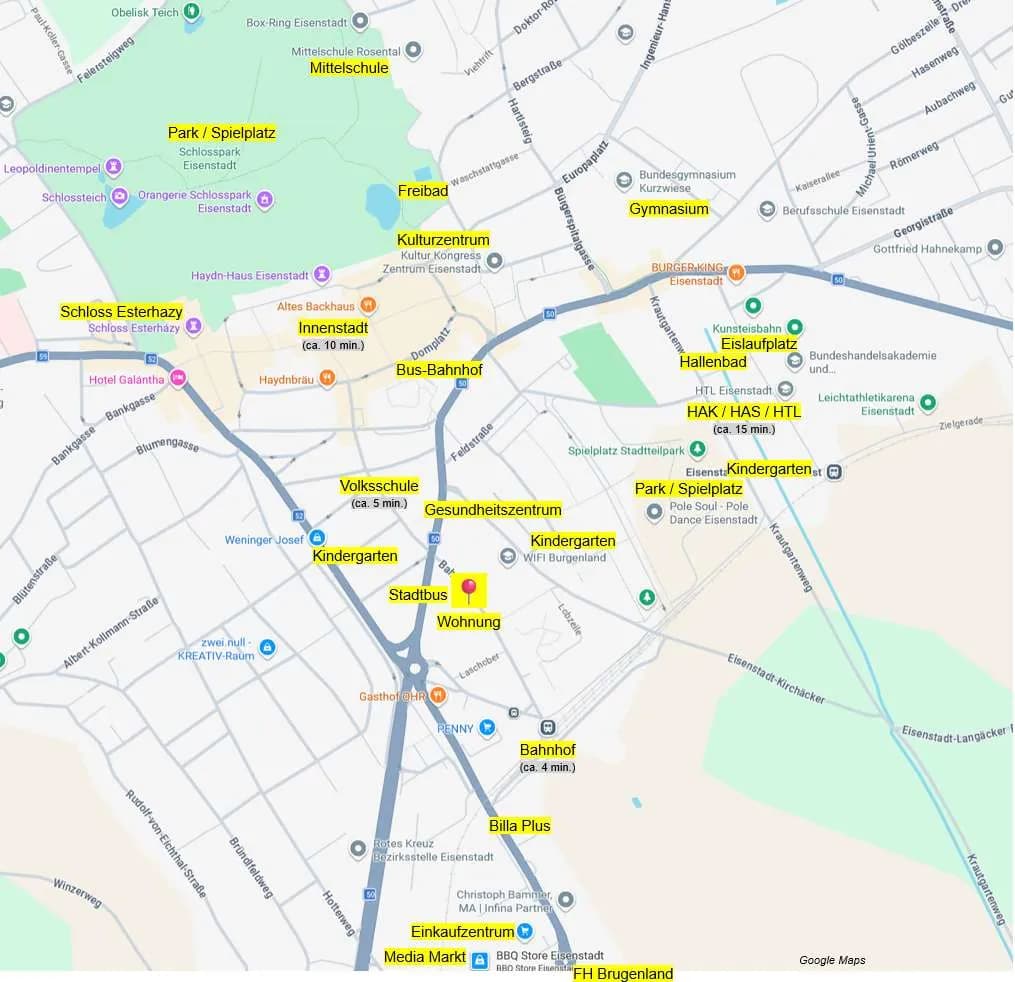 4-Zimmer-Wohnung mieten in Eisenstadt – 104 m², € 1.290 – Bild 4 von 8