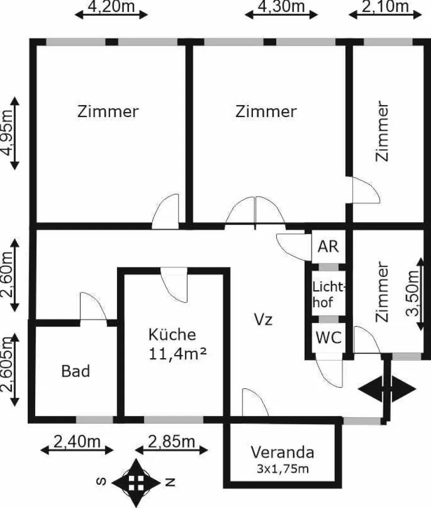 4-Zimmer-Wohnung mieten in Wien – 106,18 m², € 1.494 – Bild 10 von 10