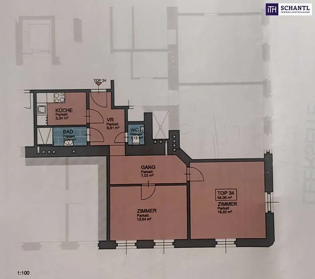 2-Zimmer-Wohnung kaufen in Wien – 56,06 m², € 279.000 – Bild 11 von 11