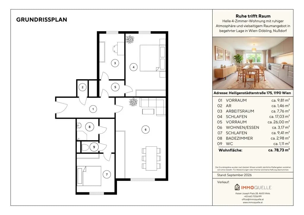 4-Zimmer-Wohnung kaufen in Wien – 78,73 m², € 455.000 – Bild 15 von 15