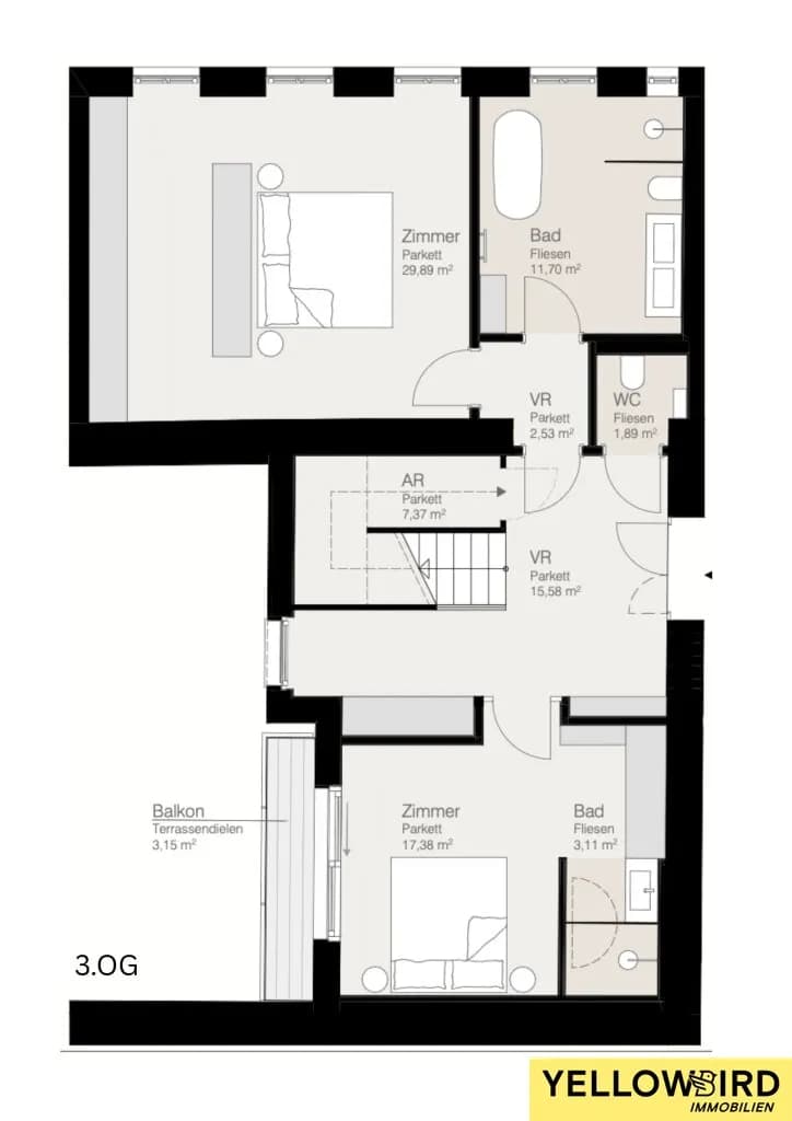 3-Zimmer-Wohnung kaufen in Wien – 197,56 m², € 1.999.000 – Bild 6 von 7
