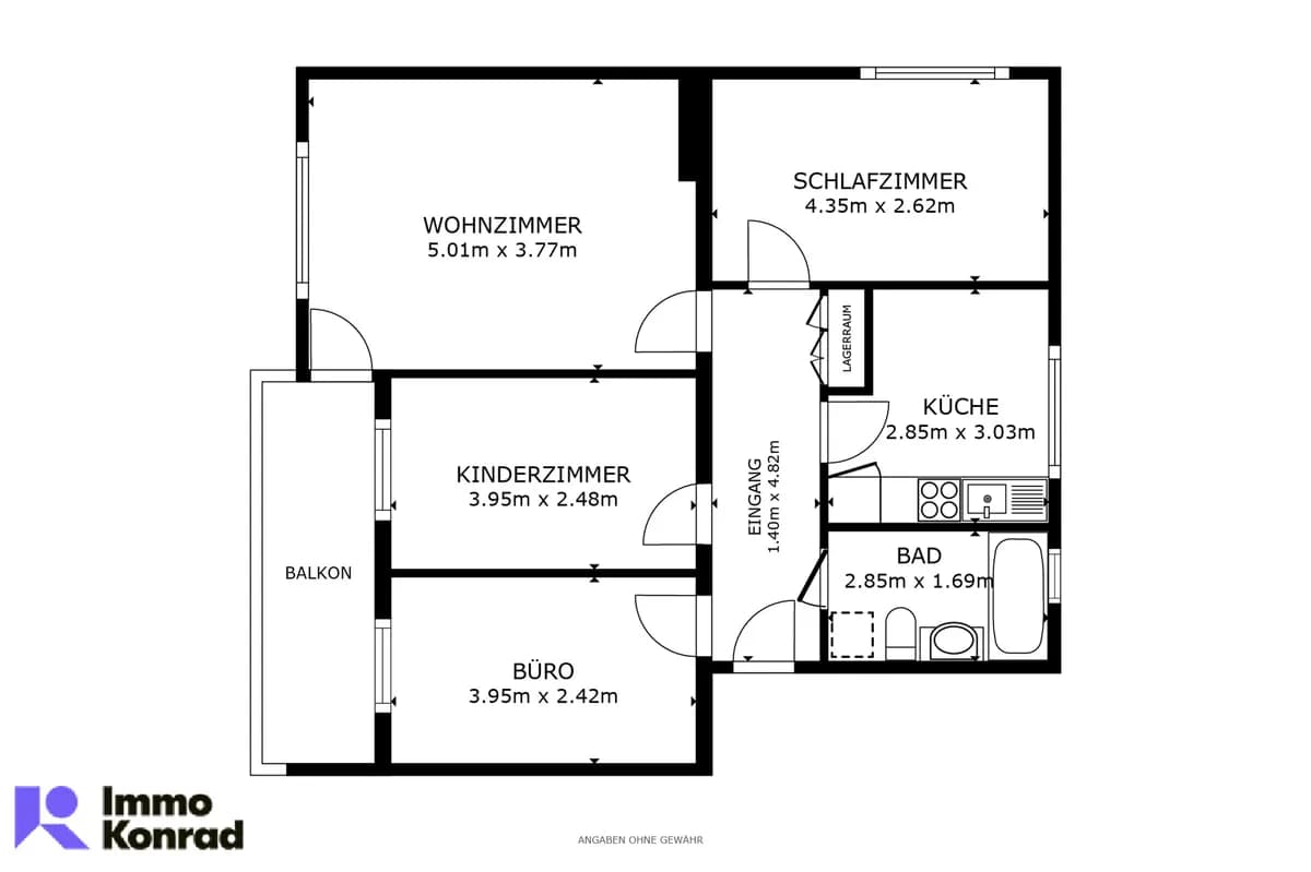 4-Zimmer-Wohnung kaufen in Innsbruck-Land – 76 m², € 410.000 – Bild 35 von 35