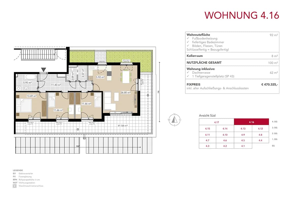 4-Zimmer-Wohnung kaufen in Graz – 92 m², € 470.325 – Bild 5 von 12