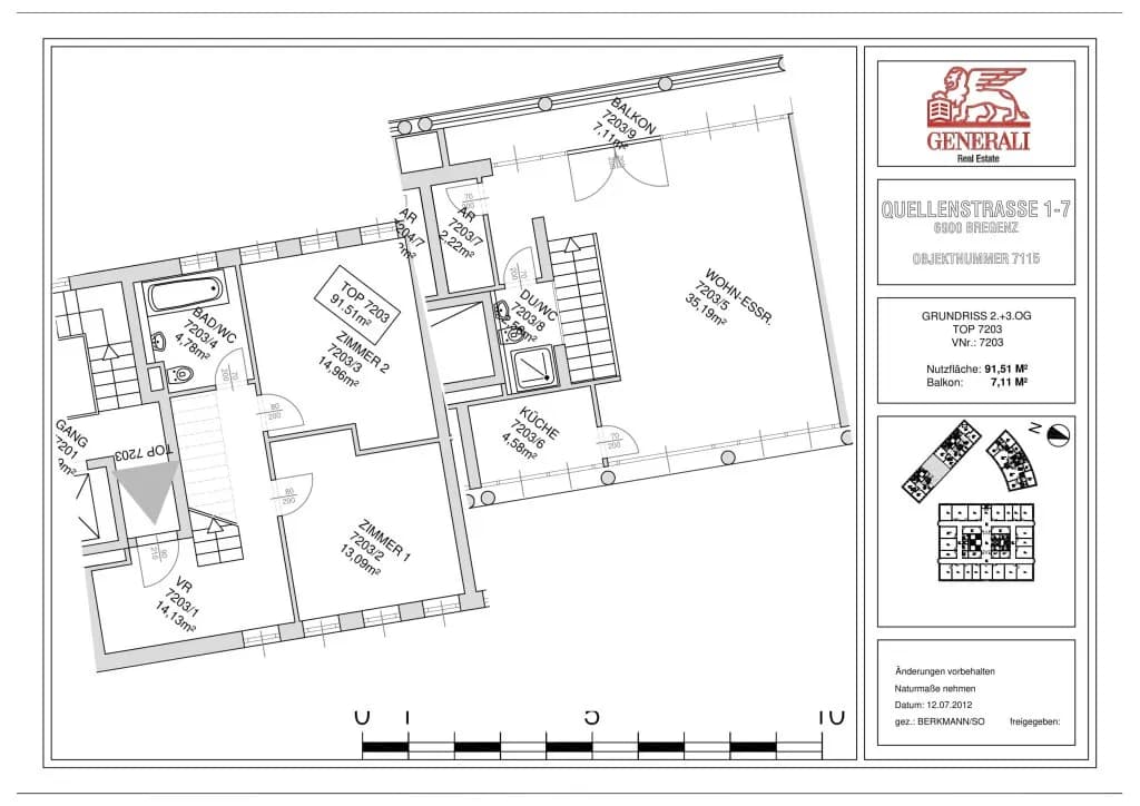 3-Zimmer-Wohnung mieten in Bregenz – 91,51 m², € 1.415 – Bild 14 von 14