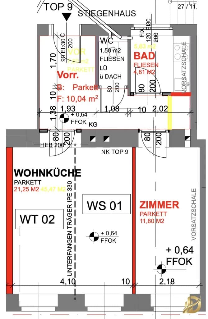 2-Zimmer-Wohnung kaufen in Wien – 49 m², € 220.000 – Bild 16 von 16