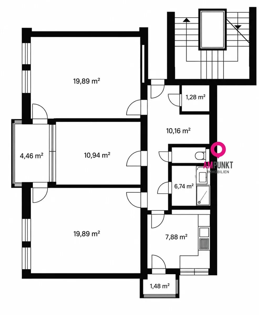 3-Zimmer-Wohnung mieten in Salzburg Stadt – 80,78 m², € 1.750 – Bild 12 von 12