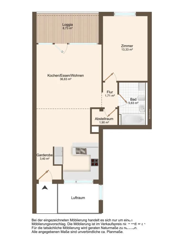 2-Zimmer-Wohnung kaufen in Innsbruck-Land – 62,6 m², € 310.000 – Bild 12 von 12