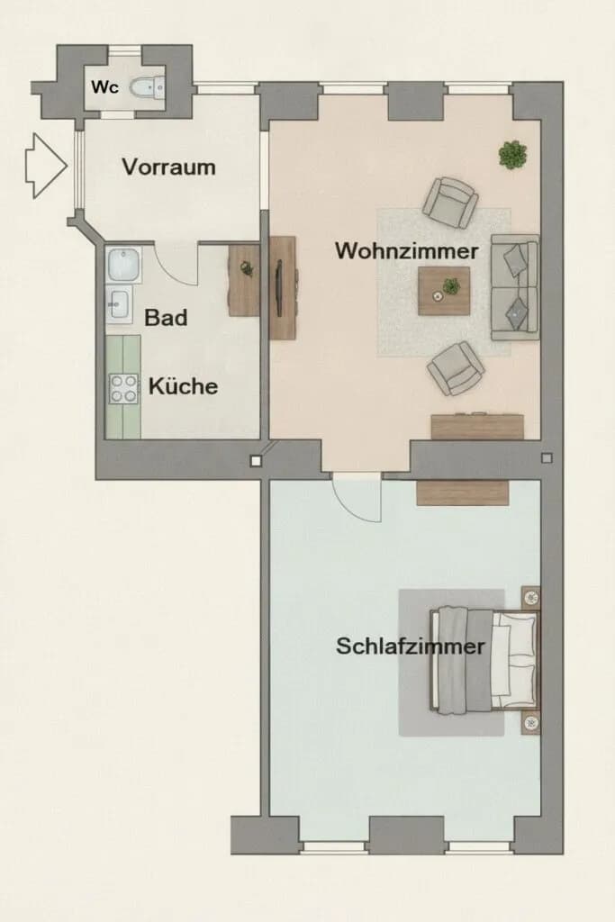 2-Zimmer-Wohnung kaufen in Wien – 60,5 m², € 238.890 – Bild 16 von 17