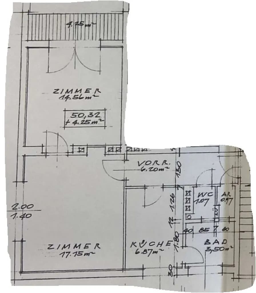 2-Zimmer-Wohnung mieten in Melk – 52,07 m², € 561 – Bild 3 von 3