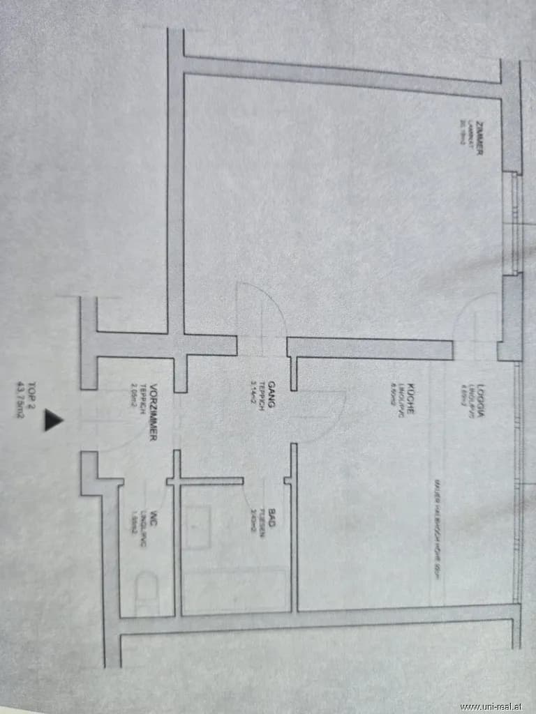 1-Zimmer-Wohnung mieten in Mödling – 48,25 m², € 895 – Bild 4 von 4