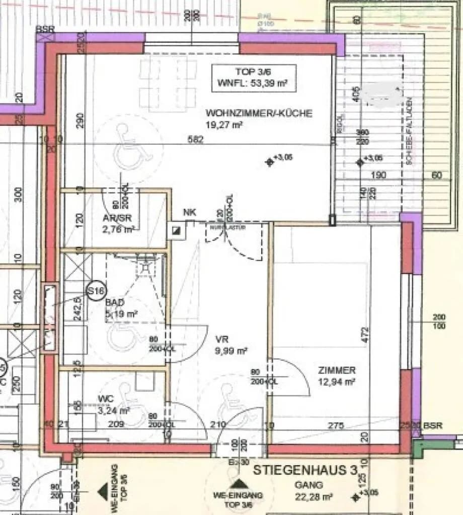 2-Zimmer-Wohnung mieten in Tulln – 59,36 m², € 698 – Bild 24 von 24