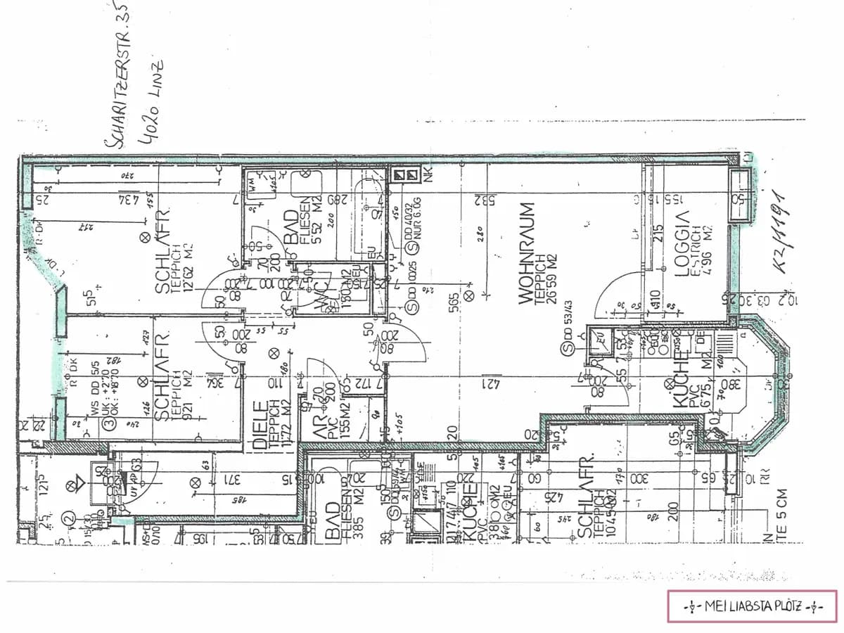 3-Zimmer-Wohnung kaufen in Linz – 75,5 m², € 239.000