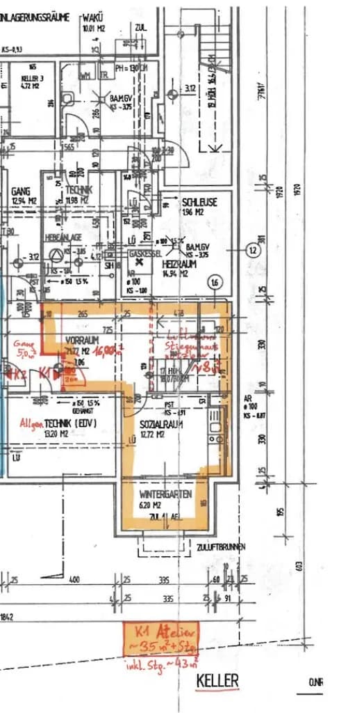1-Zimmer-Gewerbeimmobilie mieten in Wien – 43 m², € 380 – Bild 8 von 9