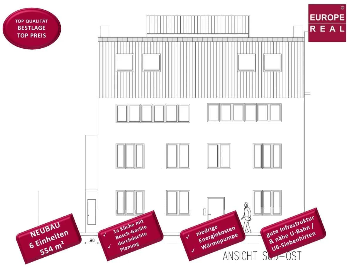 Gewerbeimmobilie kaufen in Wien – 554 m², € 2.631.500