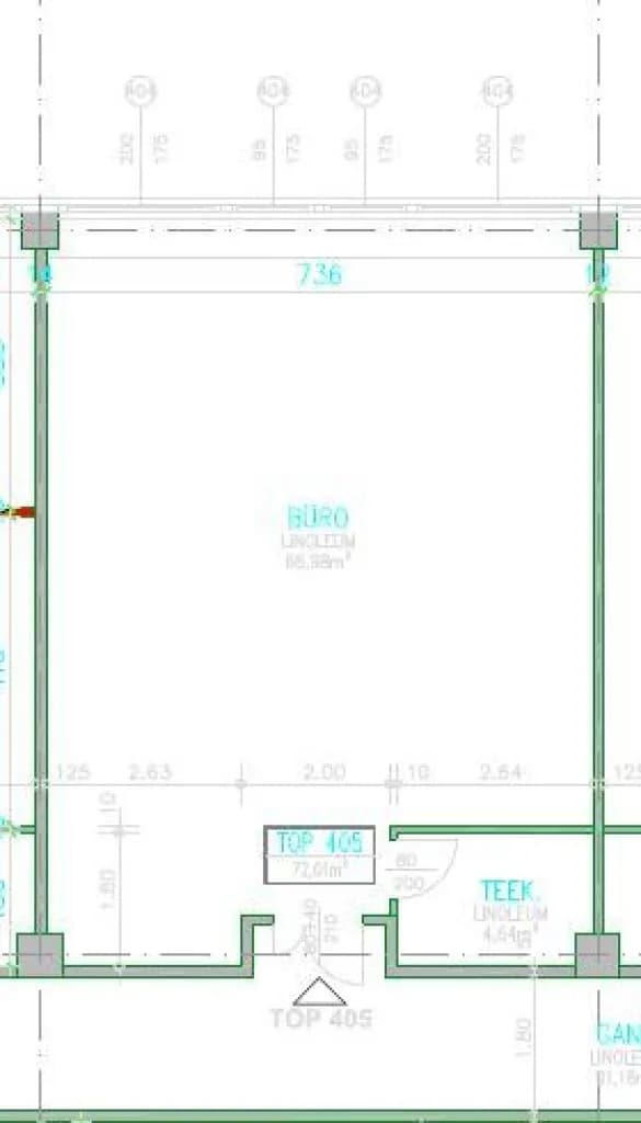 3-Zimmer-Gewerbeimmobilie mieten in Mödling – 72 m², € 1.032 – Bild 4 von 25
