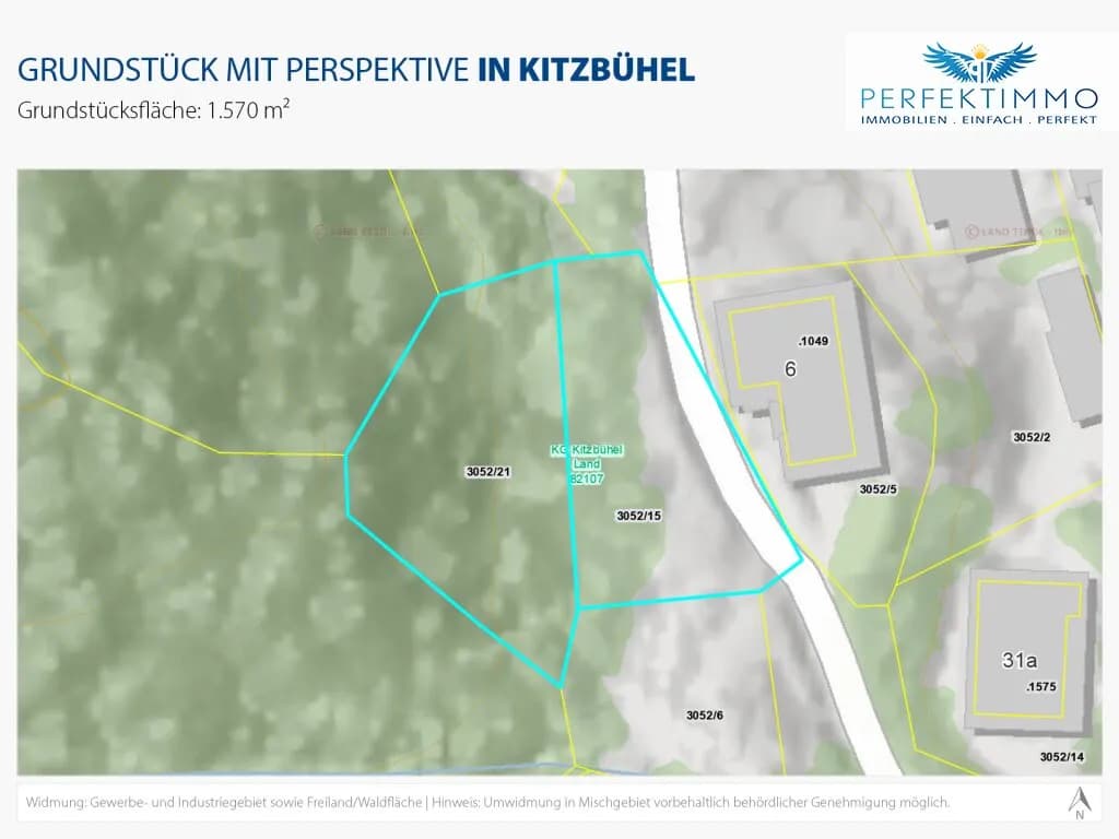 Grundstück kaufen in Kitzbühel – 1 570 m², € 480.000 – Bild 7 von 7