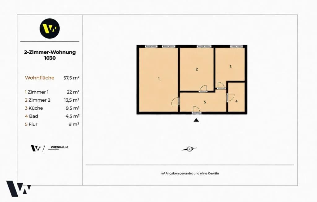 2-Zimmer-Wohnung kaufen in Wien – 57,4 m², € 349.000 – Bild 17 von 17