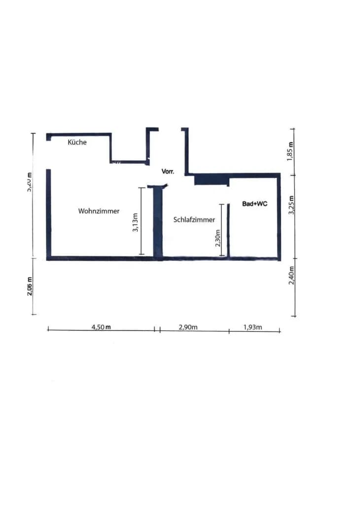 2-Zimmer-Wohnung mieten in Wien – 36,5 m², € 841 – Bild 12 von 12