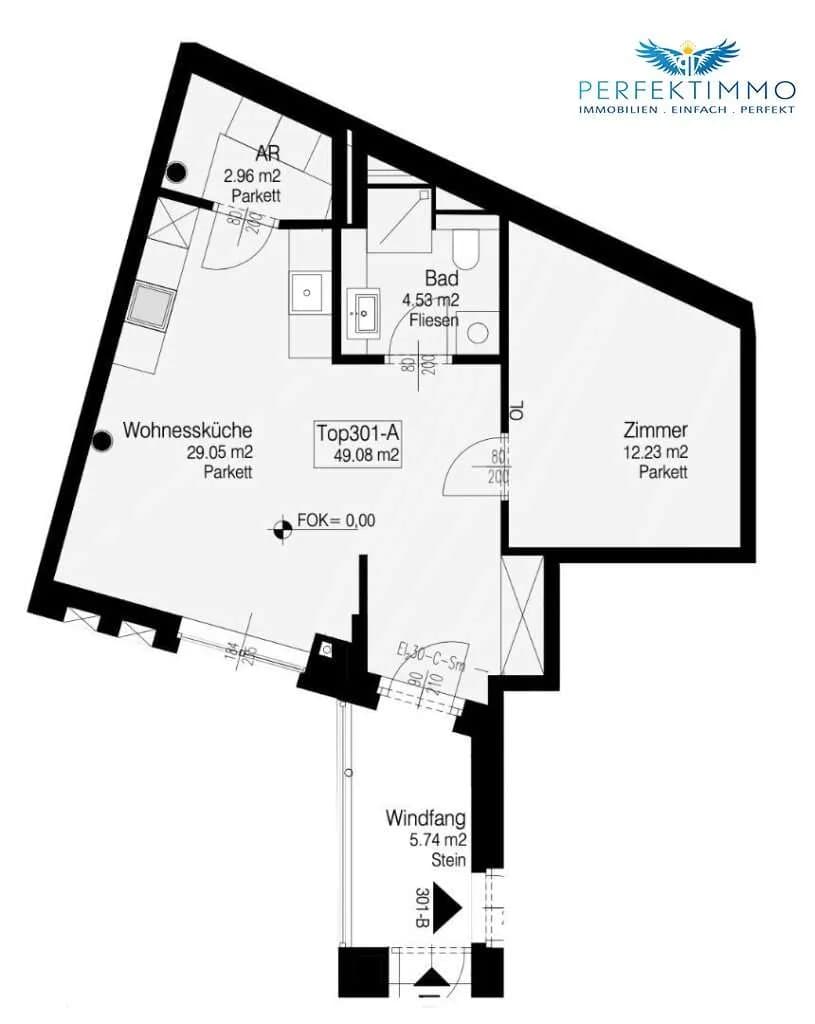 4-Zimmer-Wohnung kaufen in Landeck – 88,91 m², € 328.000 – Bild 2 von 6