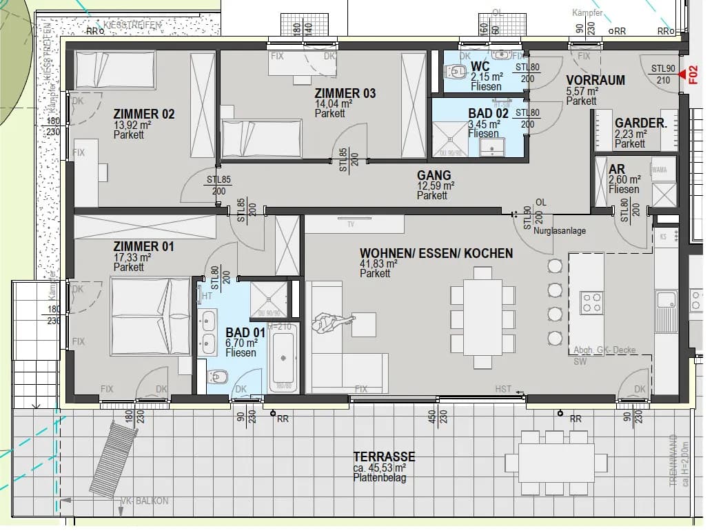 4-Zimmer-Wohnung kaufen in Graz – 122,41 m², € 999.500 – Bild 8 von 10