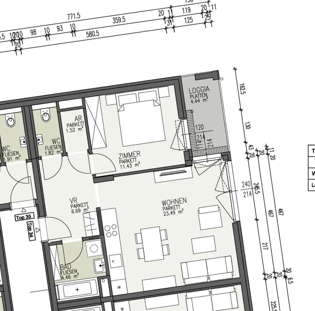 2-Zimmer-Wohnung mieten in Wien – 49,6 m², € 1.250 – Bild 16 von 16