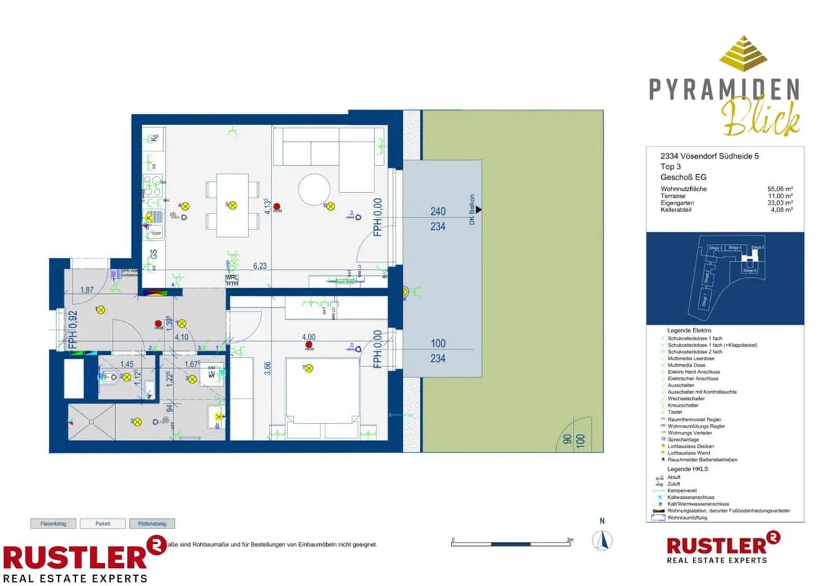 2-Zimmer-Wohnung kaufen in Mödling – 55,06 m², € 264.400 – Bild 7 von 10