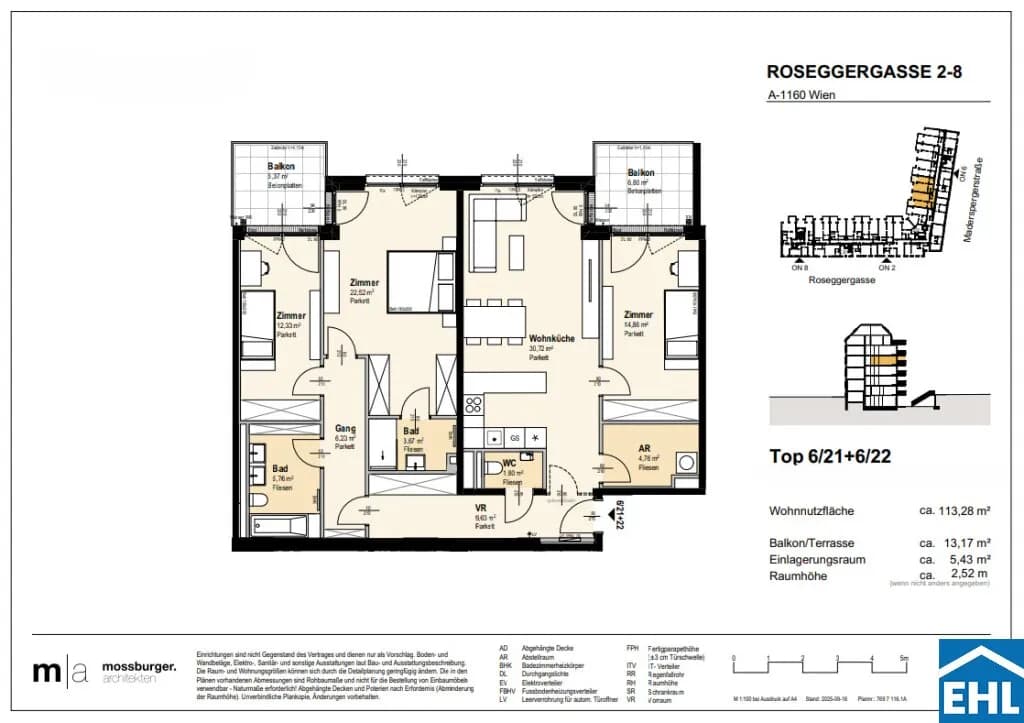 4-Zimmer-Wohnung kaufen in Wien – 113,28 m², € 700.000 – Bild 12 von 12