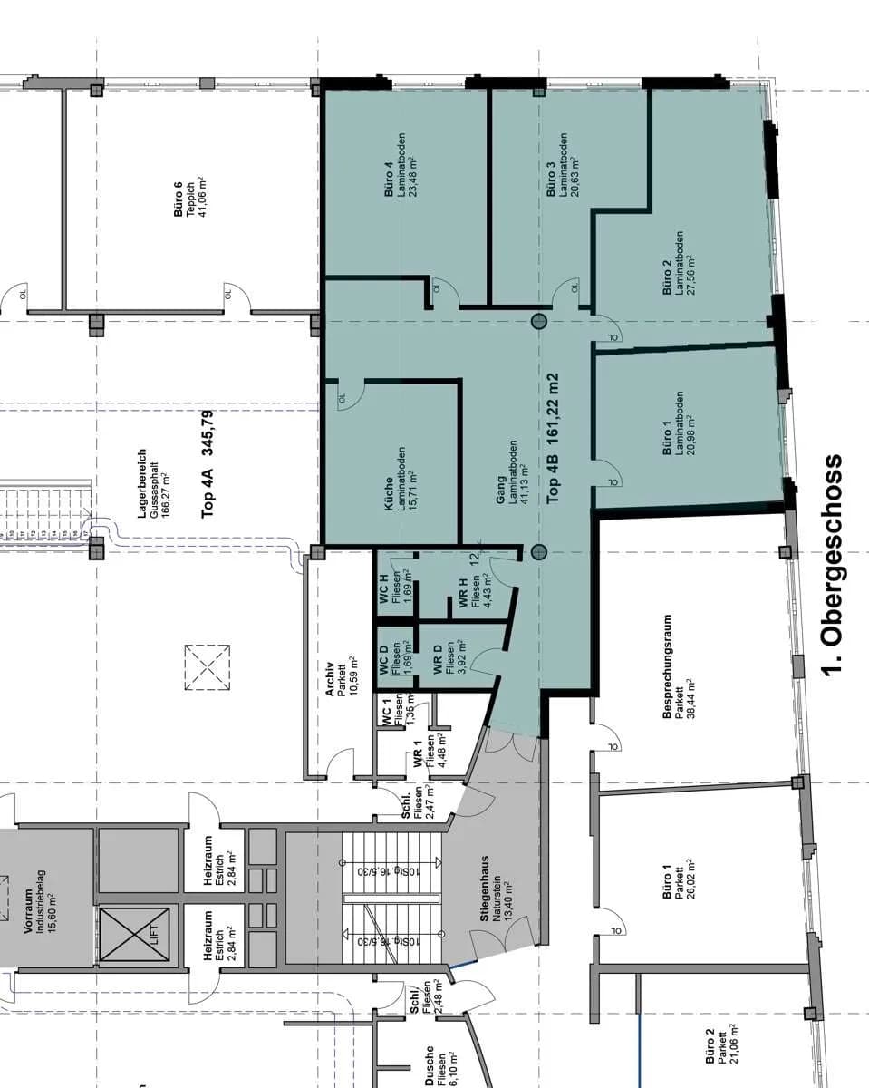 Gewerbeimmobilie mieten in Salzburg Stadt – 163 m², € 2.146 – Bild 7 von 7