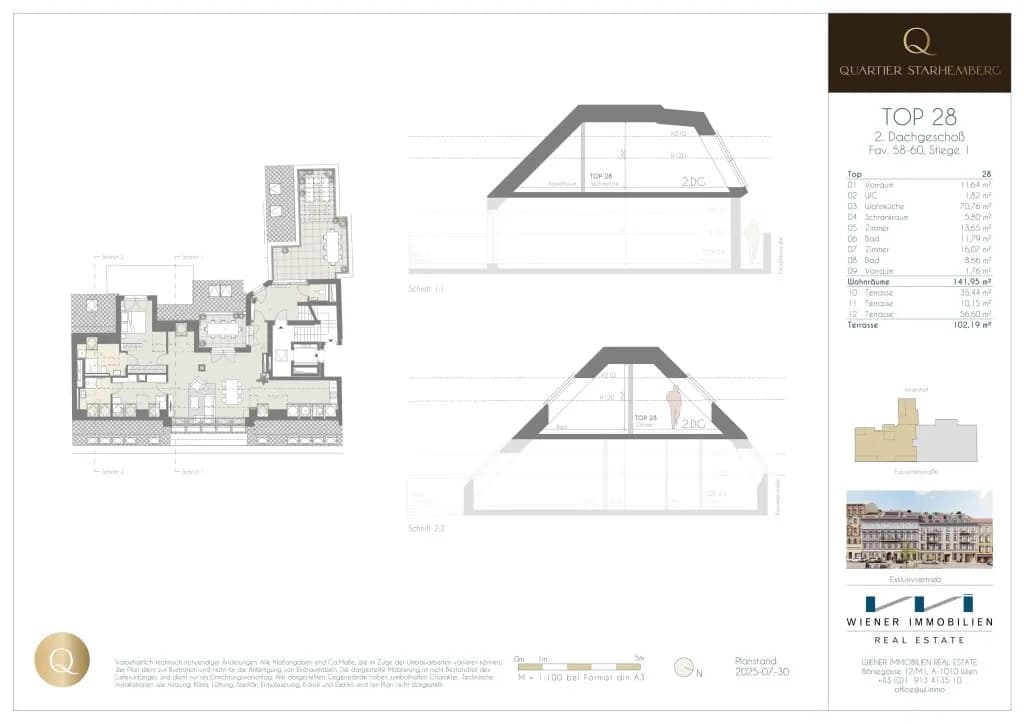 3-Zimmer-Wohnung kaufen in Wien – 148,38 m², € 2.386.000 – Bild 36 von 38