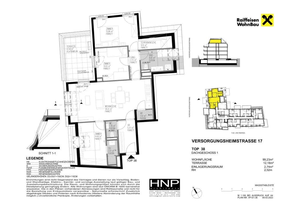 4-Zimmer-Wohnung kaufen in Wien – 99,25 m², € 849.000 – Bild 20 von 20