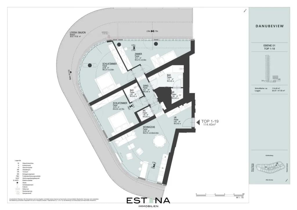 4-Zimmer-Wohnung mieten in Wien – 114,43 m², € 3.529 – Bild 19 von 20
