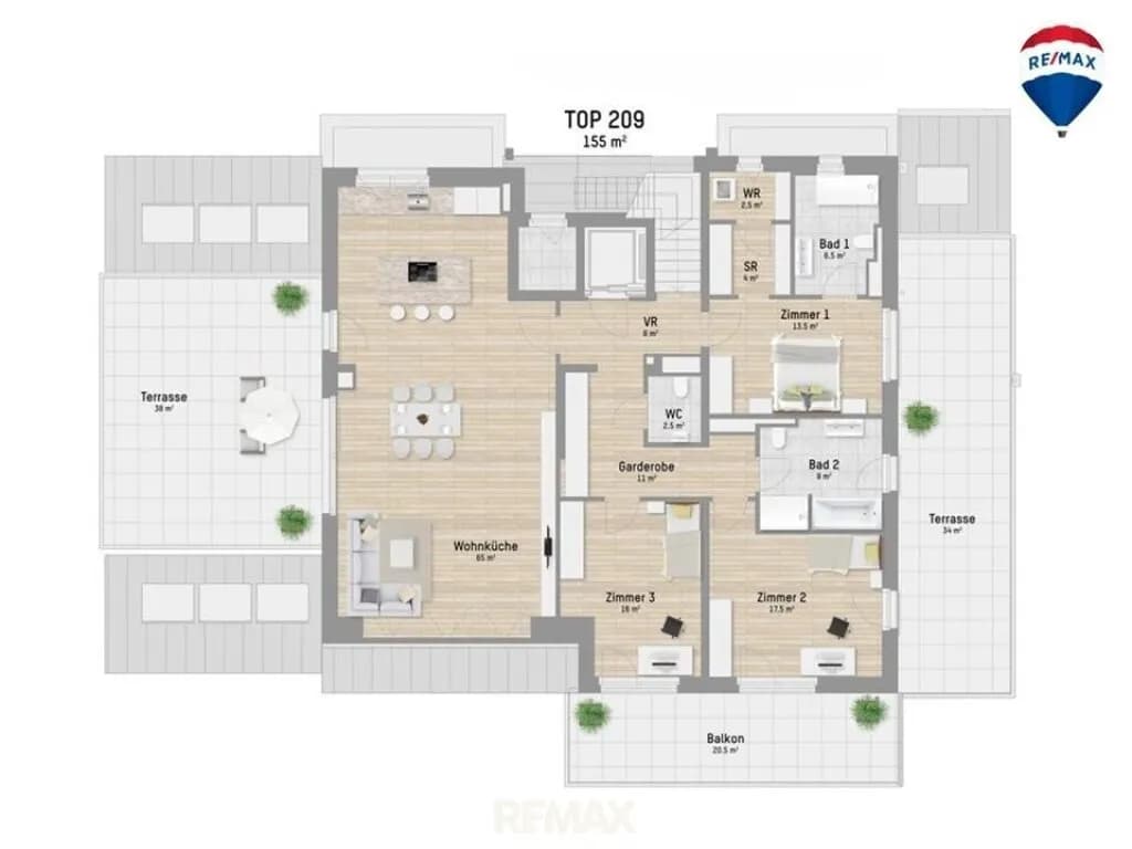 4-Zimmer-Wohnung kaufen in Wien – 154,66 m², € 1.249.900 – Bild 31 von 31