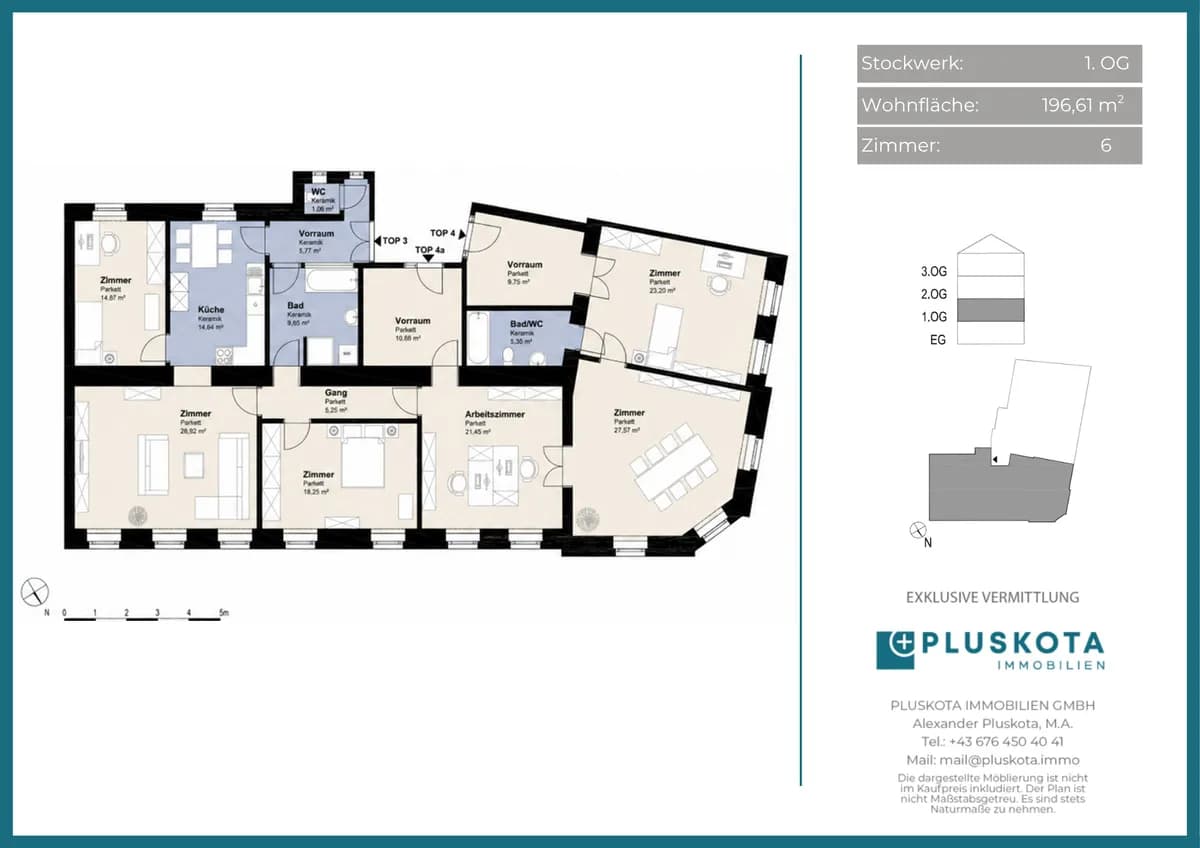 6-Zimmer-Wohnung kaufen in Wien – 196,61 m², € 699.000 – Bild 21 von 21