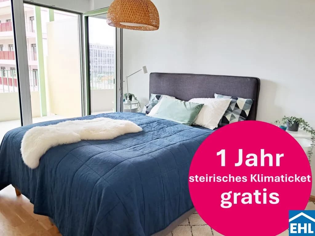 3-Zimmer-Wohnung mieten in Graz – 71,82 m², € 1.150