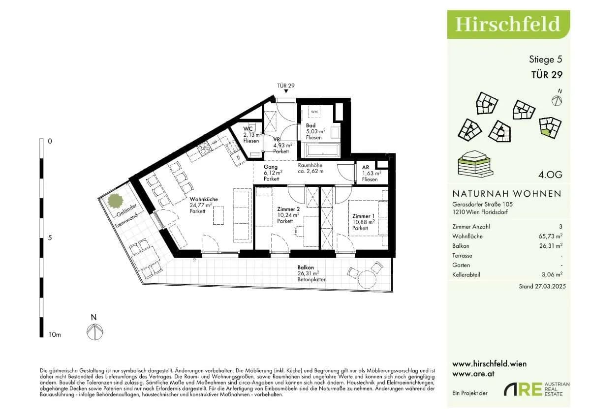 3-Zimmer-Wohnung kaufen in Wien – 65,73 m², € 371.134 – Bild 18 von 28