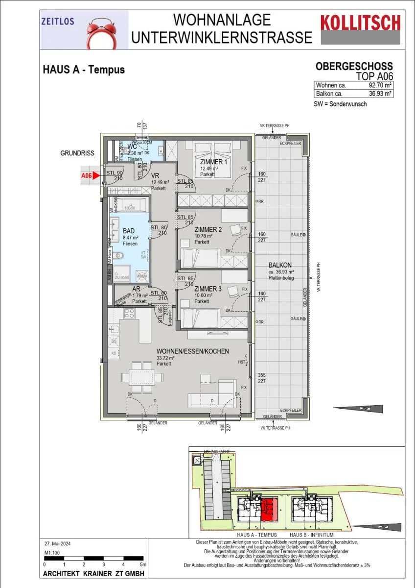 4-Zimmer-Wohnung kaufen in Villach Land – 92,7 m², € 738.300 – Bild 10 von 33